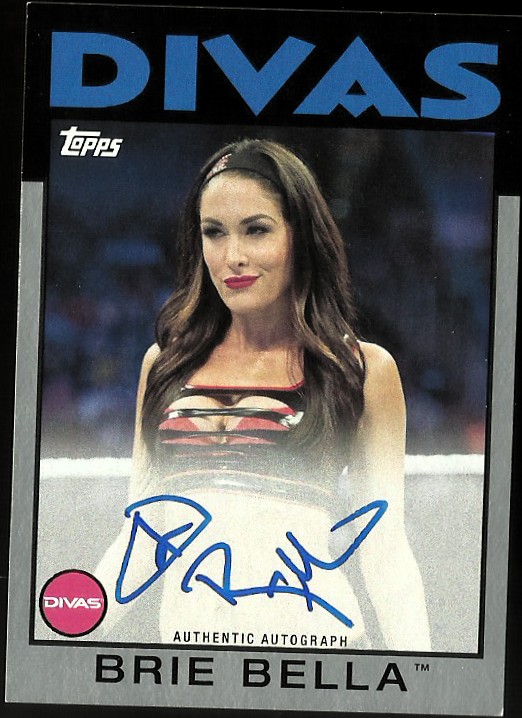 2016 Topps Heritage WWE Autographs Silver #NNO Brie Bella