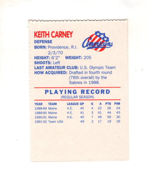 B7441- 1991-92 Rochester Americans Kodak Hk Cards -You Pick- 15+ FREE US SHIP - Picture 5 of 9
