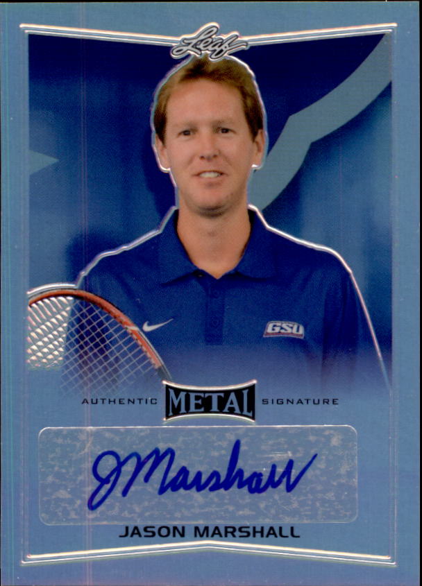 2016 Leaf Metal Tennis #BAJM1 Jason Marshall