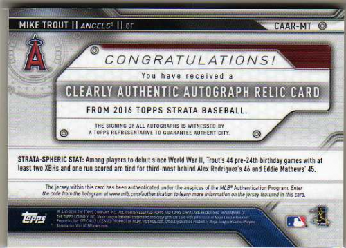 How to Authenticate Topps Strata Baseball Relics