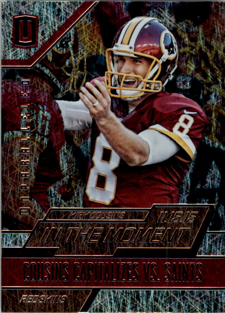 2016 Panini Unparalleled In the Moment #17 Kirk Cousins