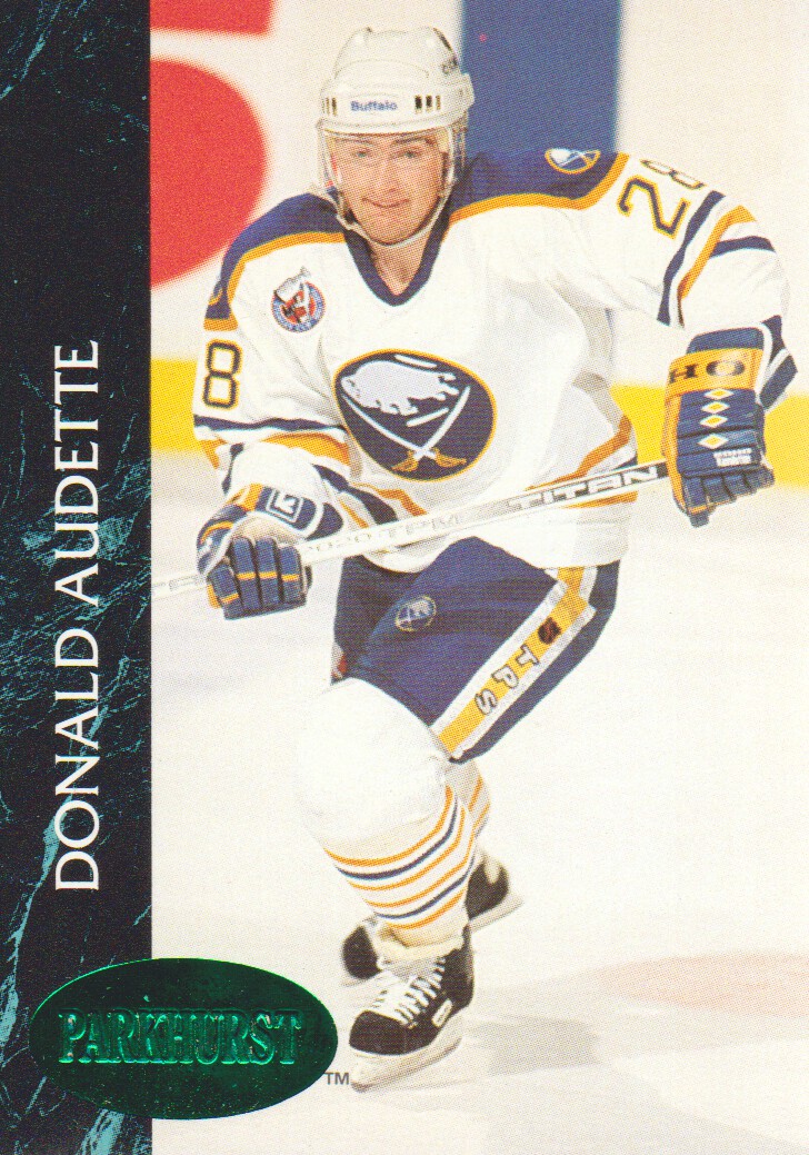 1992-93 Parkhurst Emerald Ice #18 Donald Audette