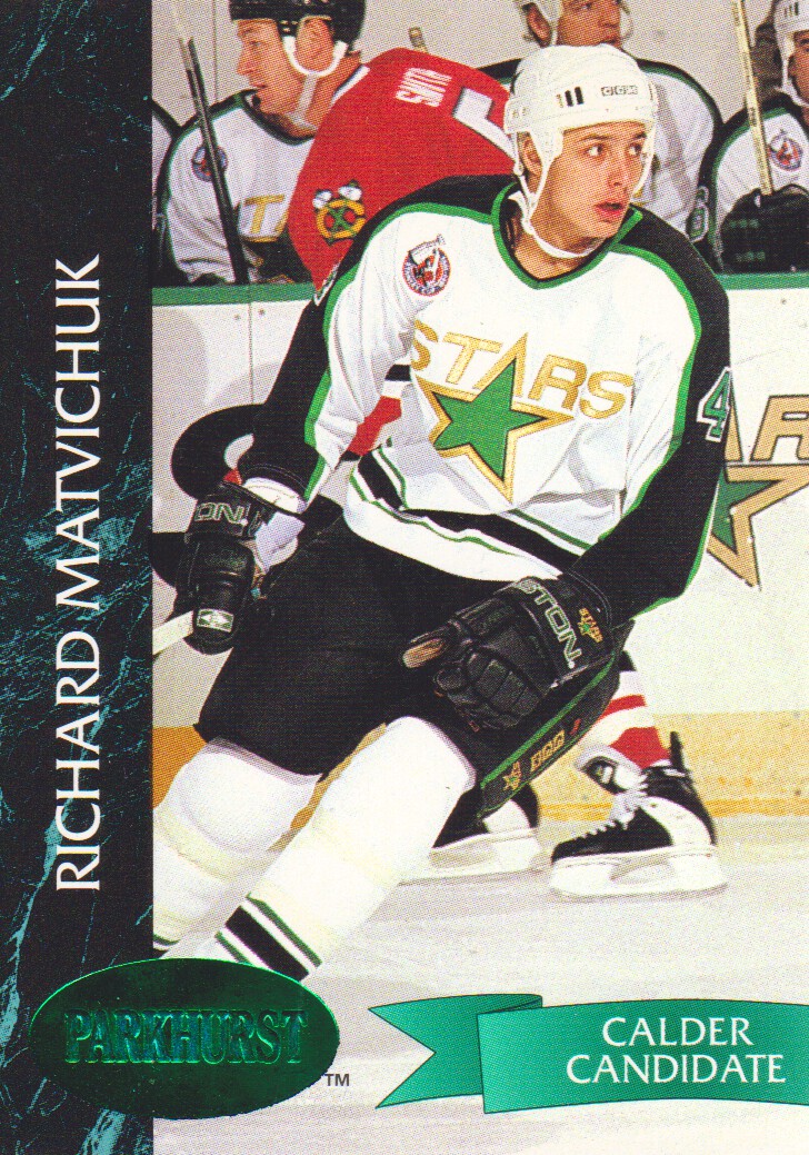 1992-93 Parkhurst Emerald Ice #74 Richard Matvichuk