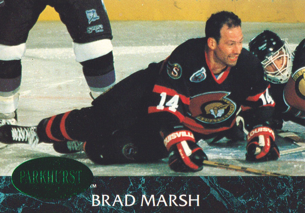 1992-93 Parkhurst Emerald Ice #123 Brad Marsh