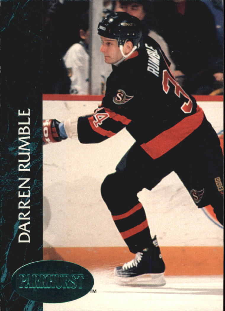 1992-93 Parkhurst Emerald Ice #356 Darren Rumble