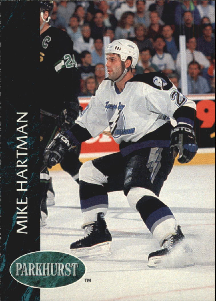 1992-93 Parkhurst Emerald Ice #407 Mike Hartman