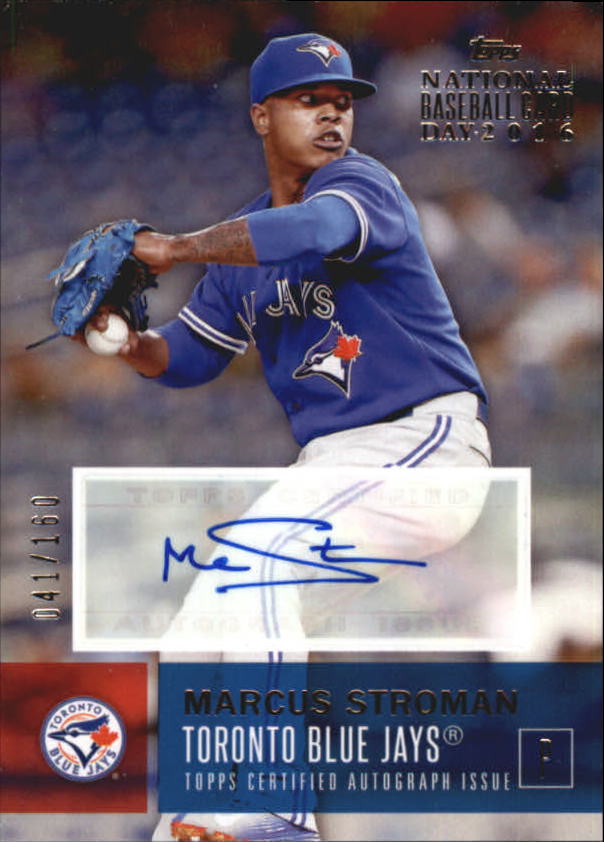 2016 Topps National Baseball Card Day Autographs #AMST Marcus Stroman/160