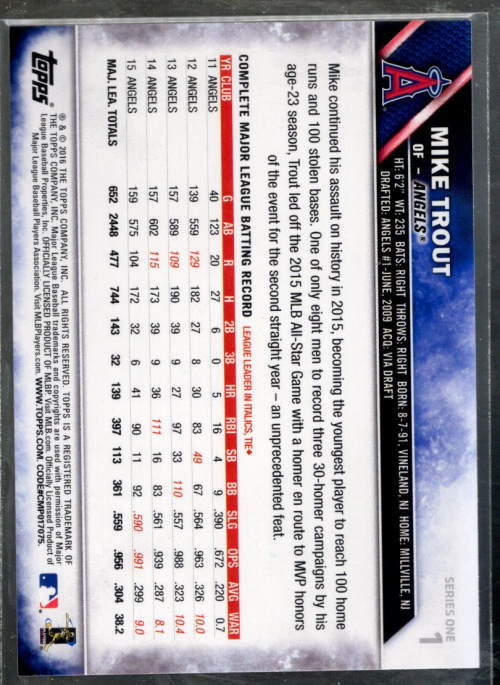 B5525- 2016 Topps All-Star Game Silver BB #s 1-250 -You Pick- 15+ FREE US SHIP - Picture 3 of 11