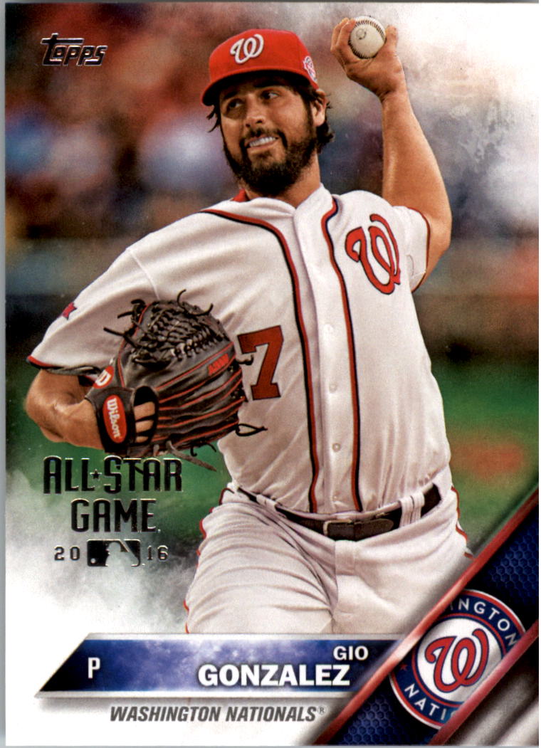 2016 Topps All-Star Game Silver #47 Gio Gonzalez