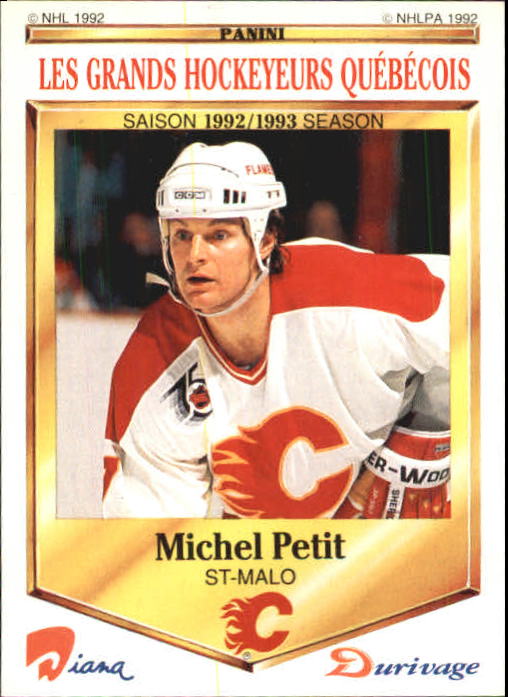 1992-93 Durivage Panini #43 Michel Petit