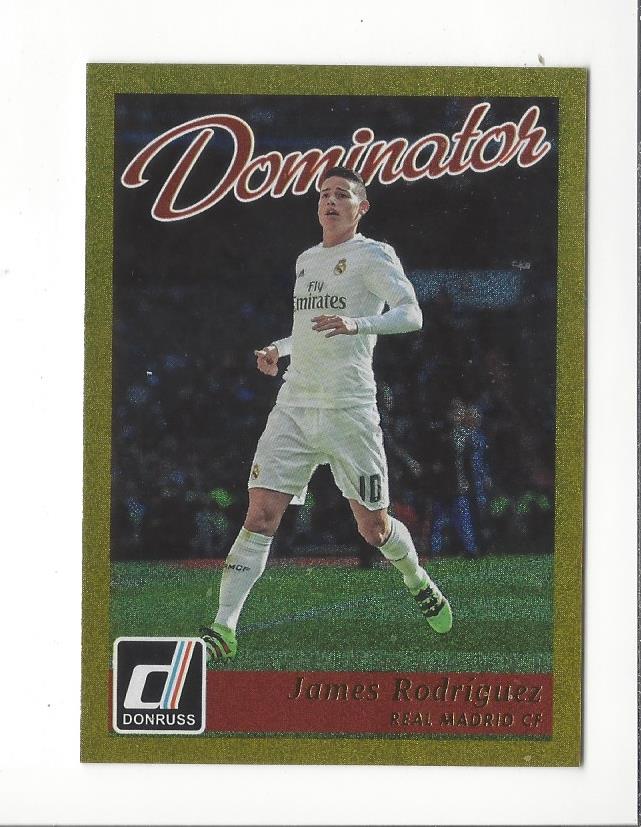 2016 Donruss Soccer Gold Dominators Insert Singles - You Choose - Picture 3 of 10