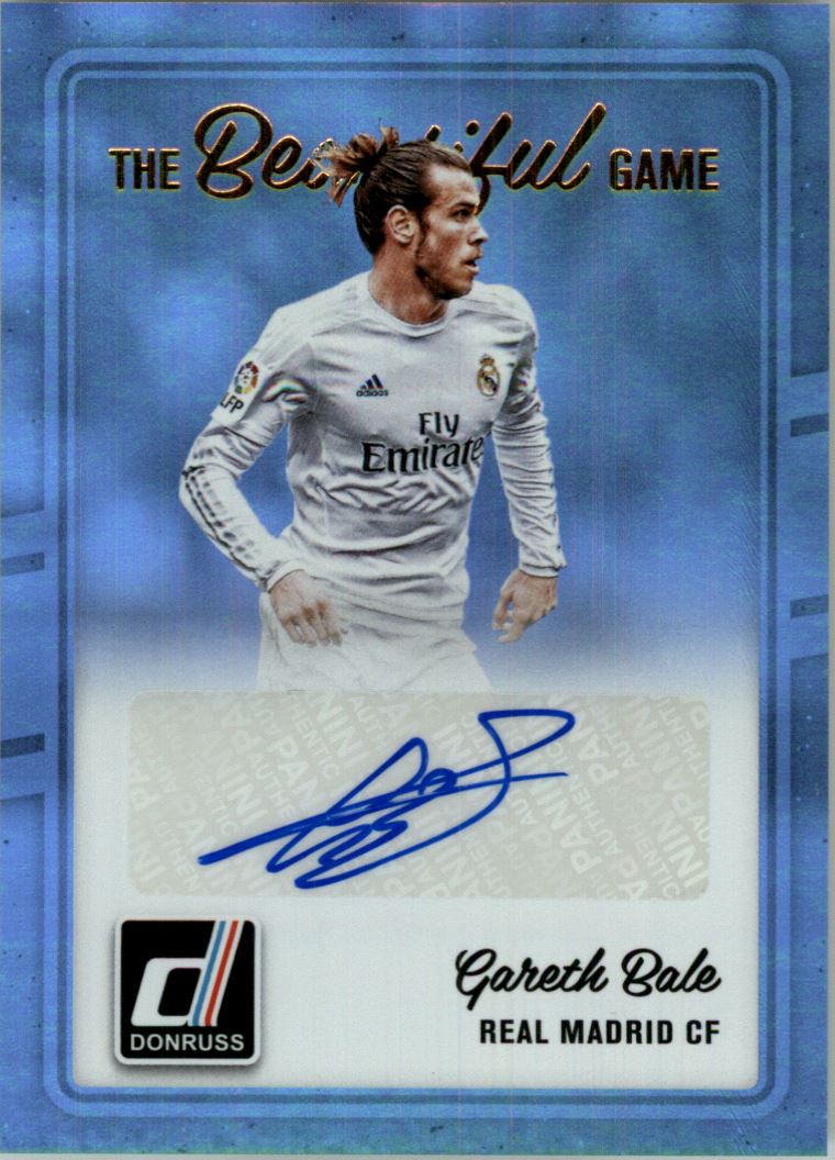 2016 Donruss The Beautiful Game Autographs #65 Gareth Bale