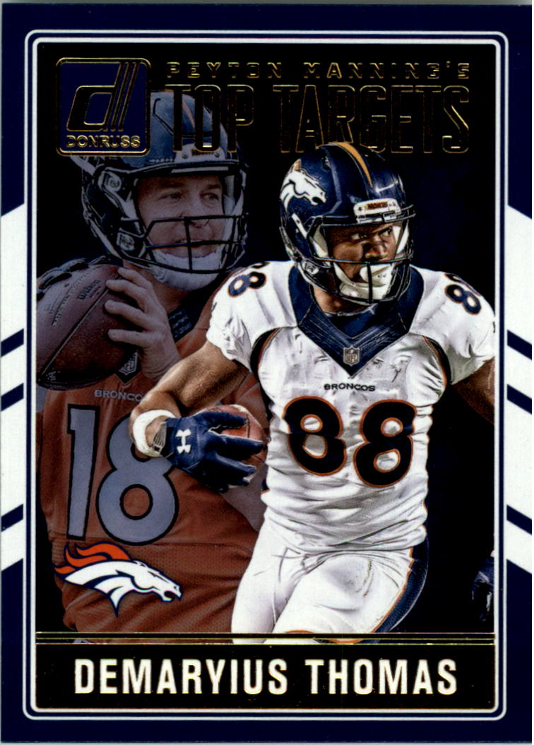 2016 Donruss Peyton Manning Football Card Pick (Inserts)