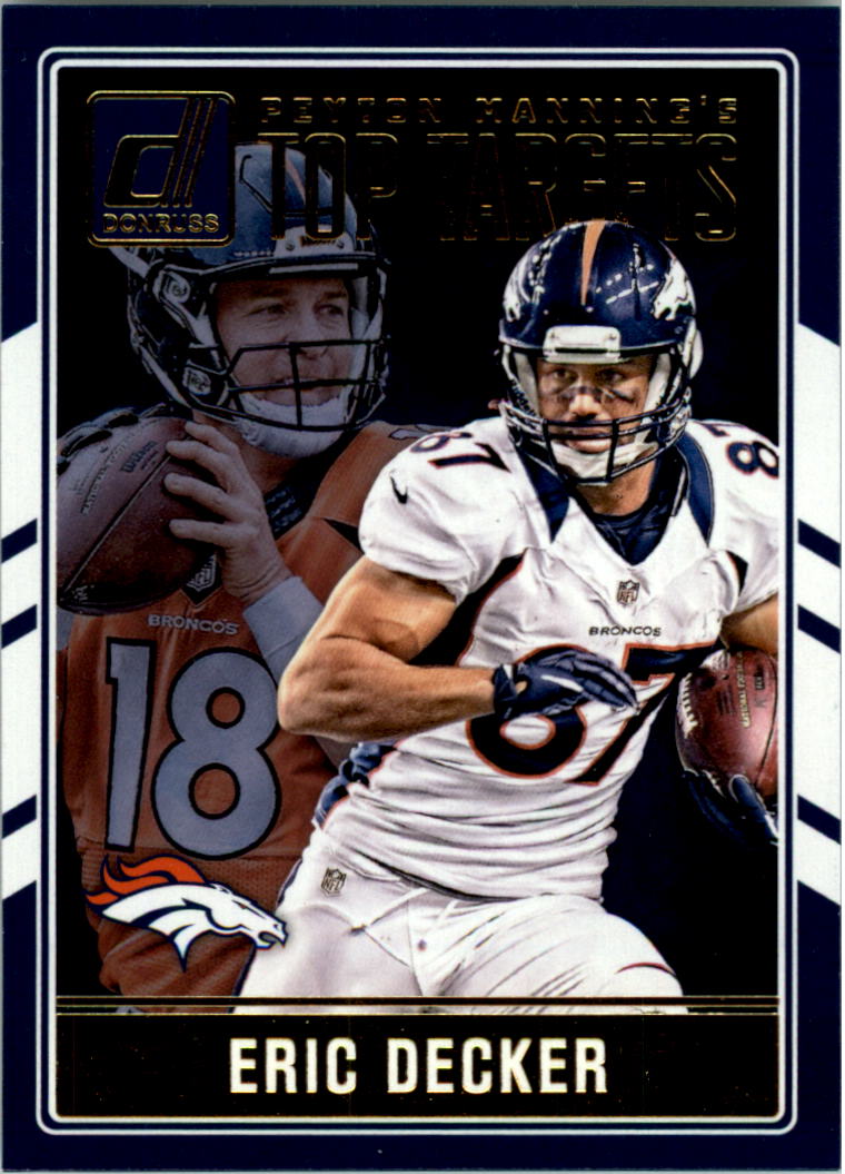 2016 Donruss Peyton Manning Football Card Pick (Inserts)