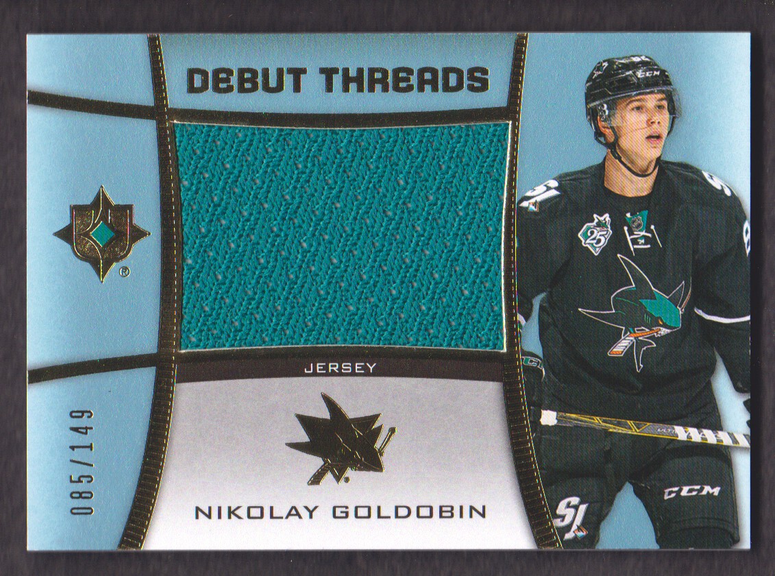 2015-16 Ultimate Collection Debut Threads #DTNG Nikolay Goldobin