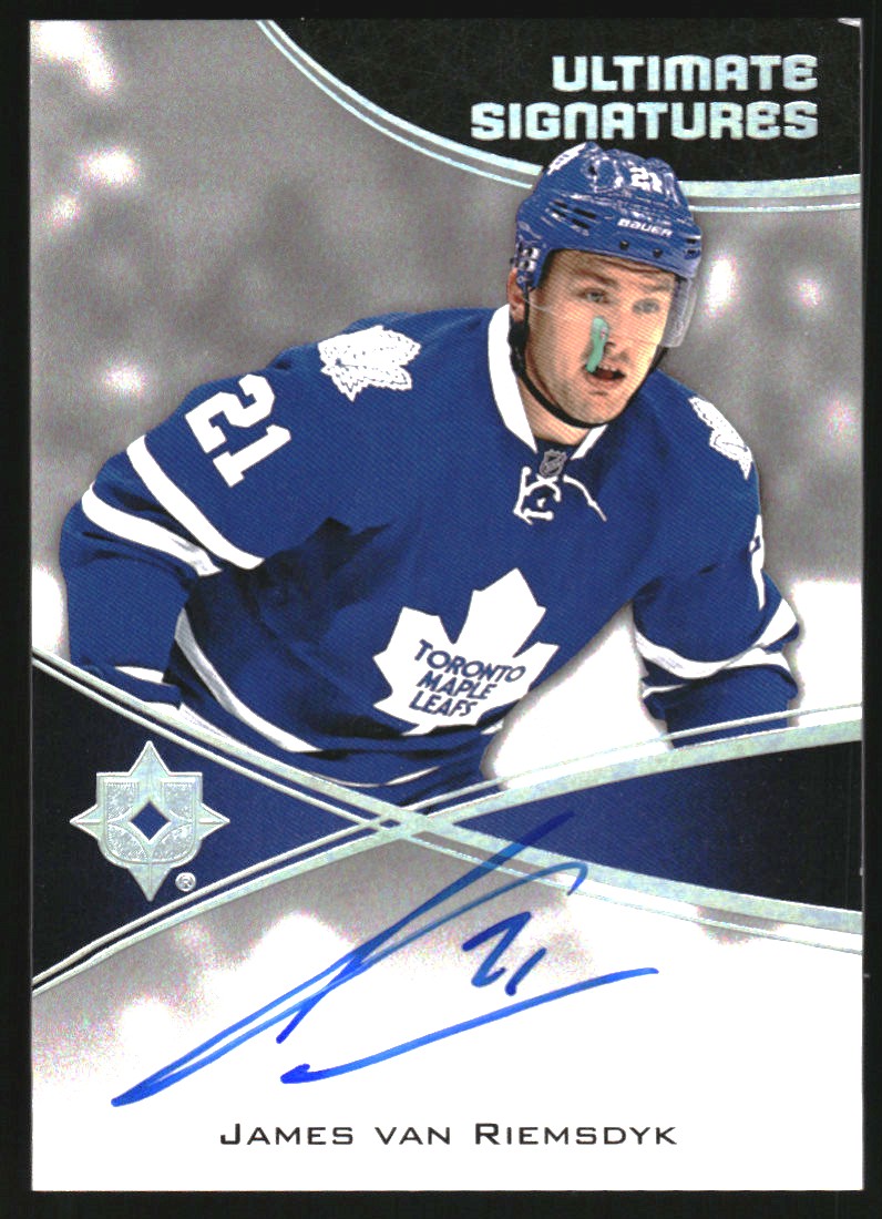 2015-16 Ultimate Collection Ultimate Signatures #USJV James van Riemsdyk C