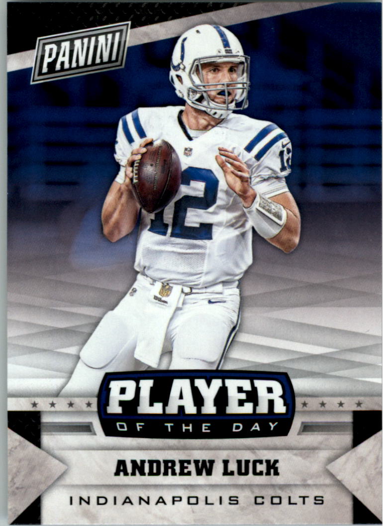 2016 Panini Player of the Day #8 Andrew Luck