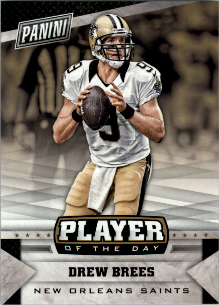 2016 Panini Player of the Day #15 Drew Brees