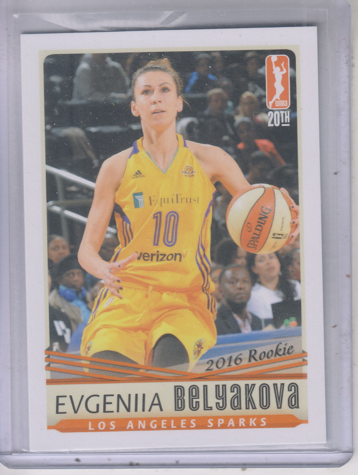 2016 WNBA #54 Evgeniia Belyakova RC