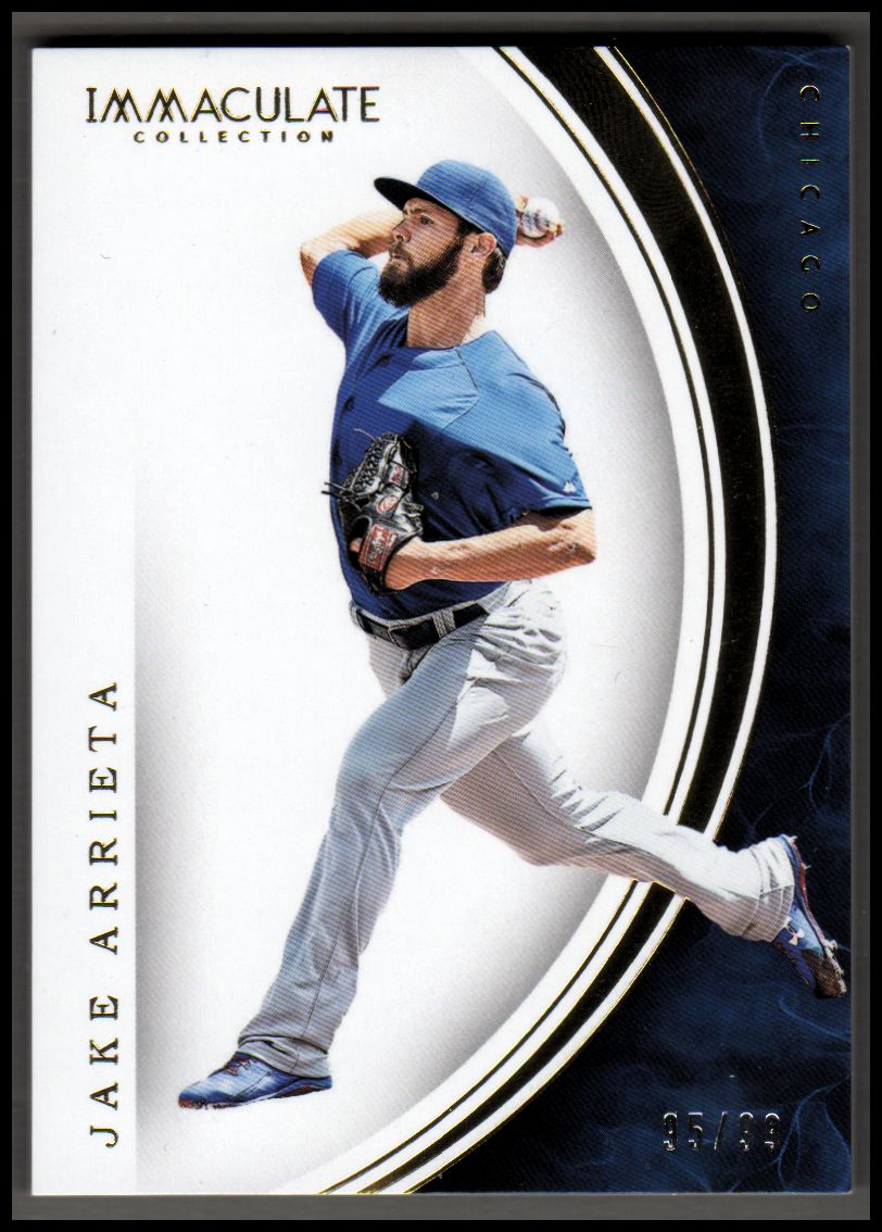 2016 Immaculate Collection #30 Jake Arrieta