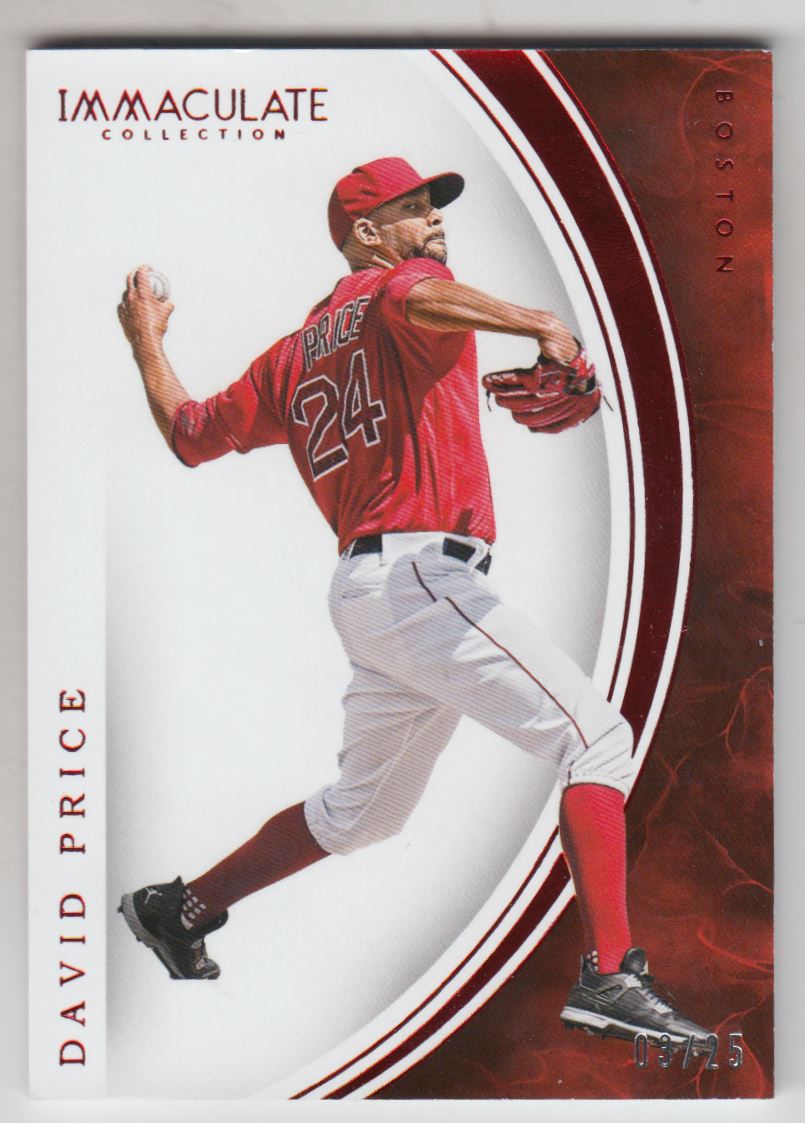 2016 Immaculate Collection Red #53 David Price