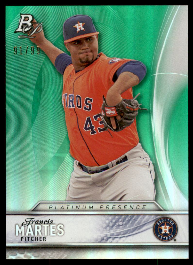 2016 Bowman Platinum Platinum Presence Green #PP16 Francis Martes
