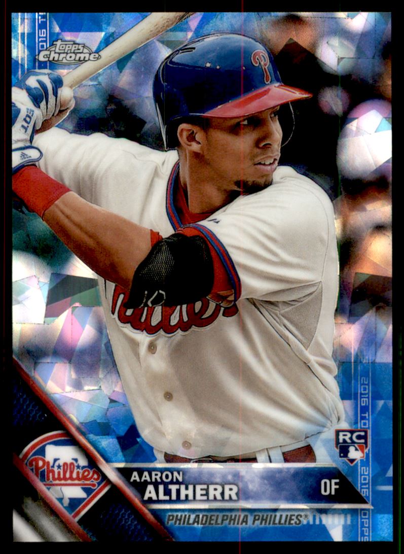 2016 Topps Chrome Sapphire Edition #419 Aaron Altherr