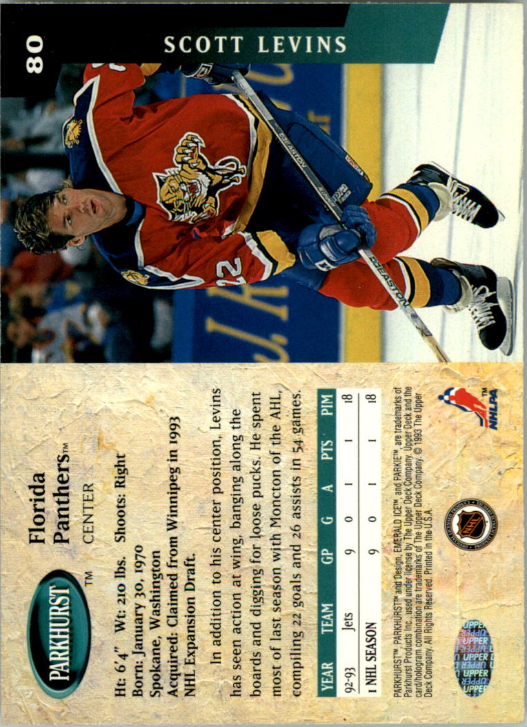 1993-94 parkhurst emerald ice hockey card pick