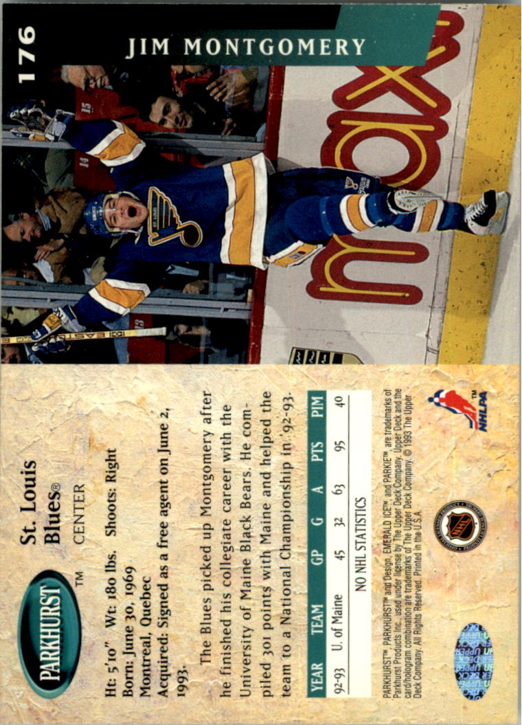 1993-94 parkhurst emerald ice hockey card pick