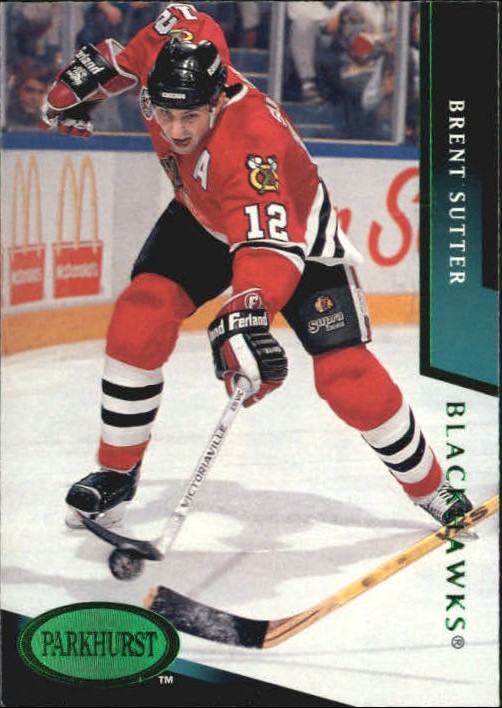 1993-94 (BLACKHAWKS) Parkhurst Emerald Ice #308 Brent Sutter | eBay