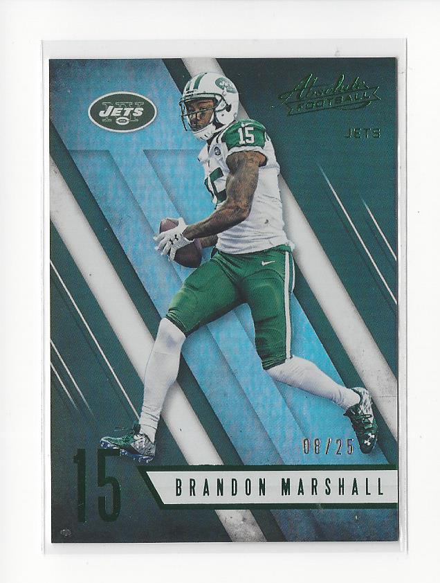 2016 Absolute Spectrum Green #41 Brandon Marshall