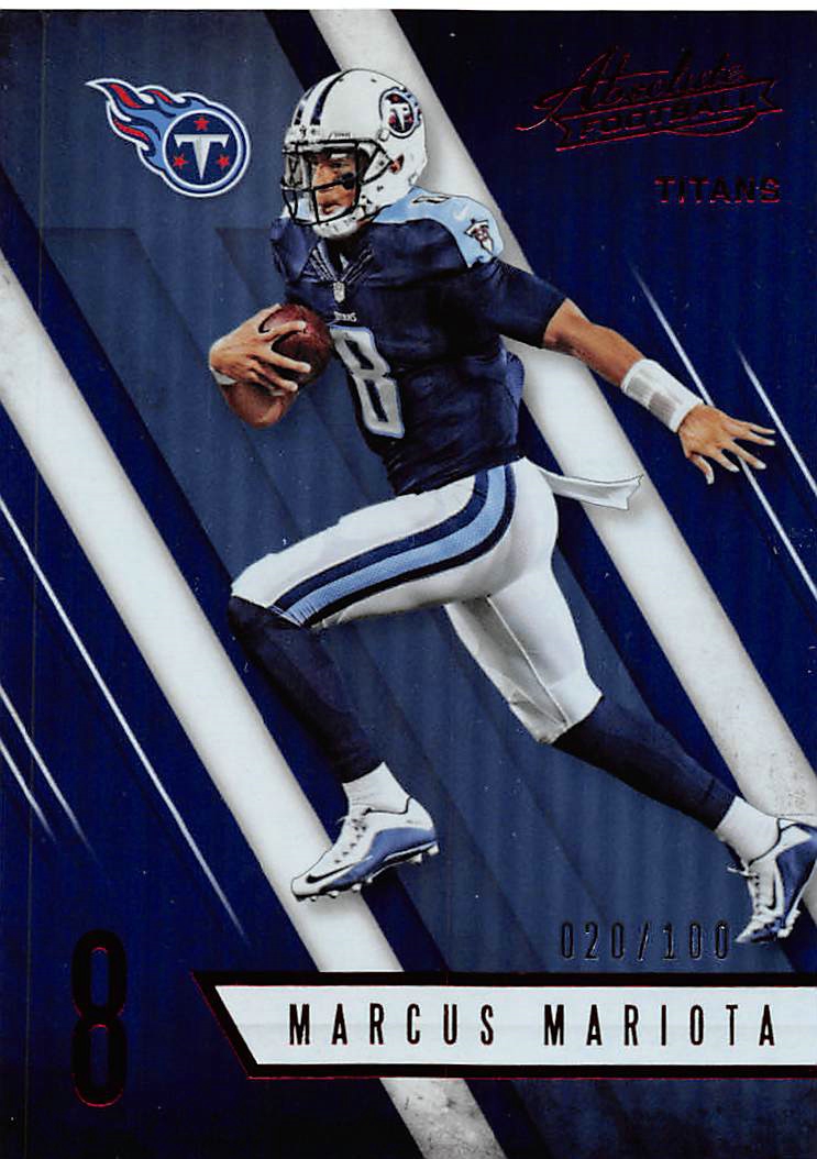 2016 Absolute Spectrum Red #1 Marcus Mariota