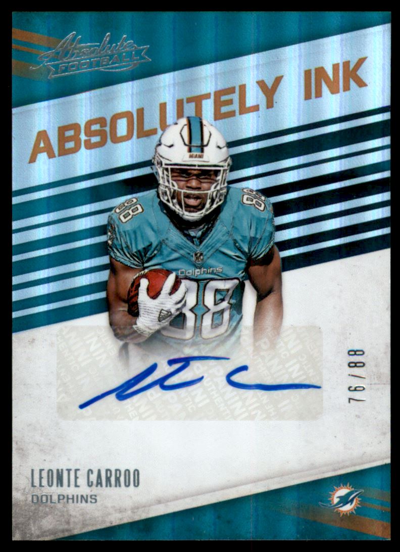 2016 Absolute Absolutely Ink Numbers #10 Leonte Carroo/88