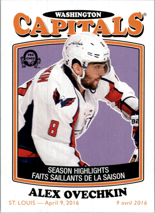 2016-17 O-Pee-Chee Retro #603 Alexander Ovechkin SH