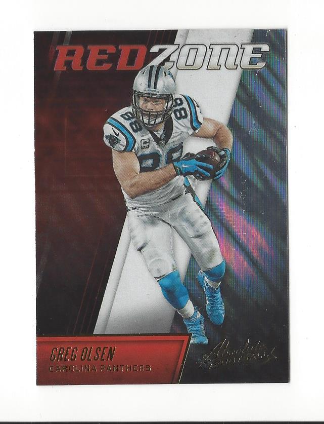 2016 Absolute Red Zone #15 Greg Olsen