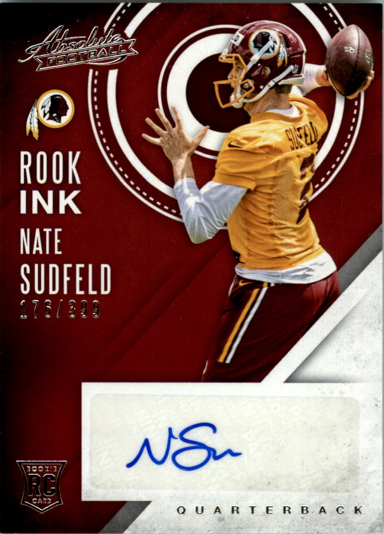 2016 Absolute Rook Ink Silver #43 Nate Sudfeld/399