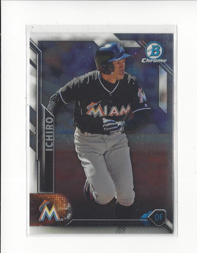 2016 Bowman Chrome #37 Ichiro Suzuki
