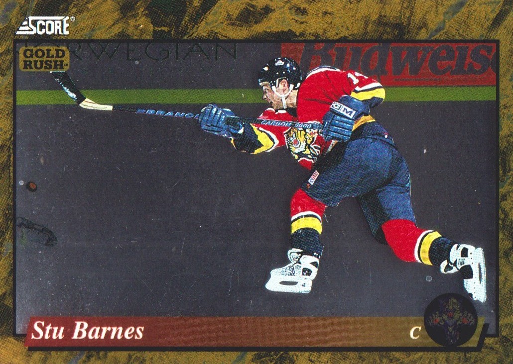 1993-94 Score Gold Rush #644 Stu Barnes