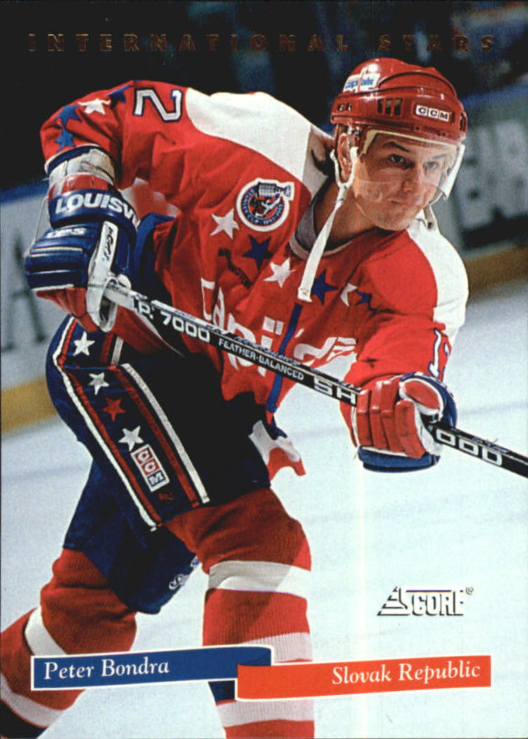 1993-94 Score International Stars Canadian #4 Peter Bondra