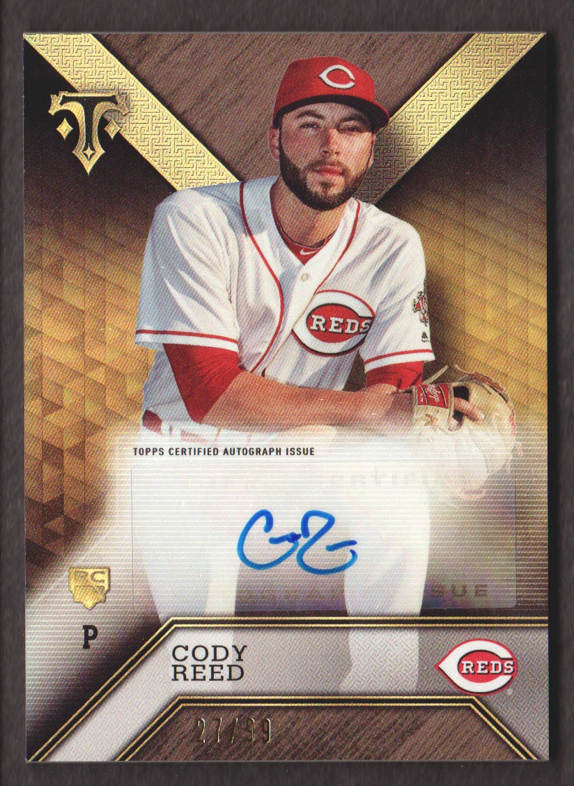 2016 Topps Triple Threads Rookie Autographs #ARCCR Cody Reed