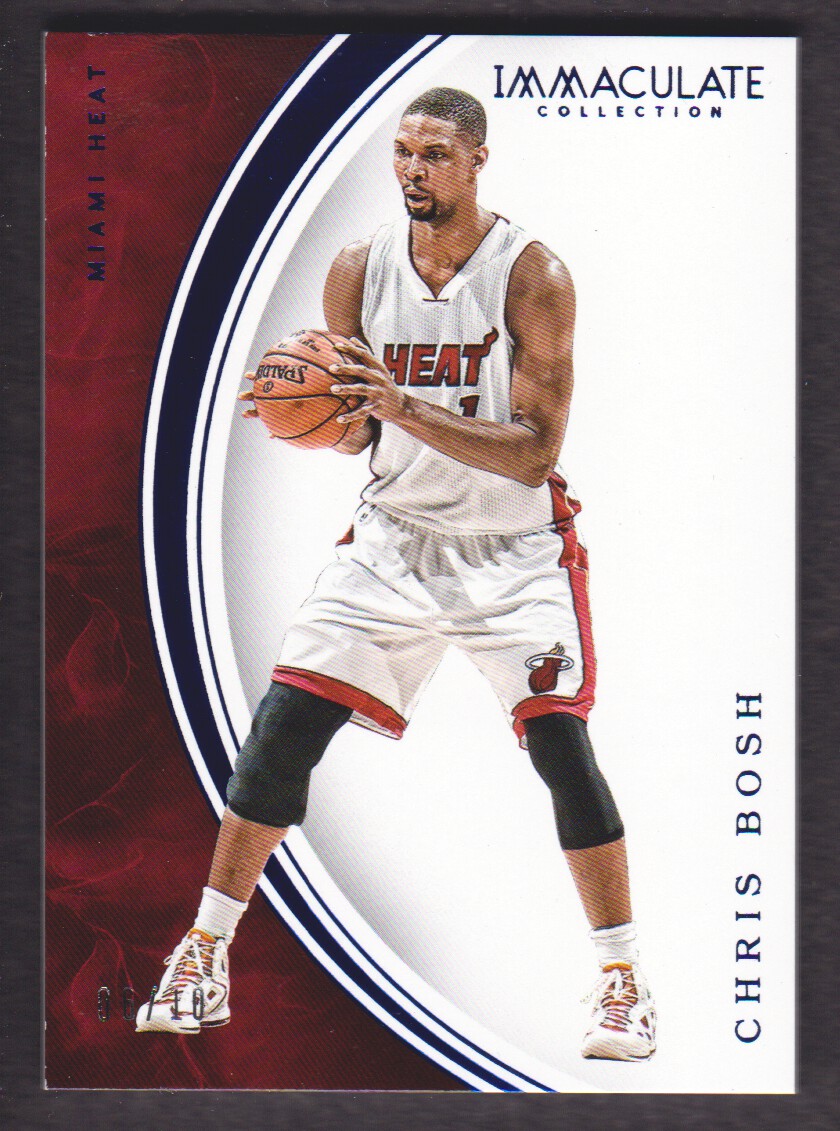 2015-16 Immaculate Collection Blue #31 Chris Bosh