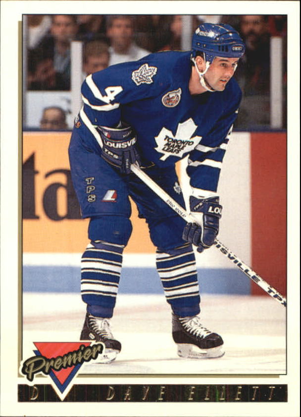 1993-94 Topps Premier Gold #297 Dave Ellett