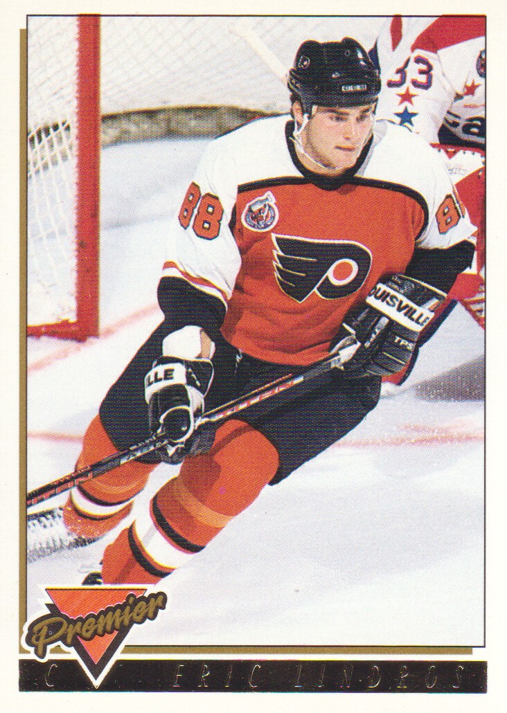 1993-94 Topps Premier Hockey Gold #310 Eric Lindros Philadelphia Flyers ...