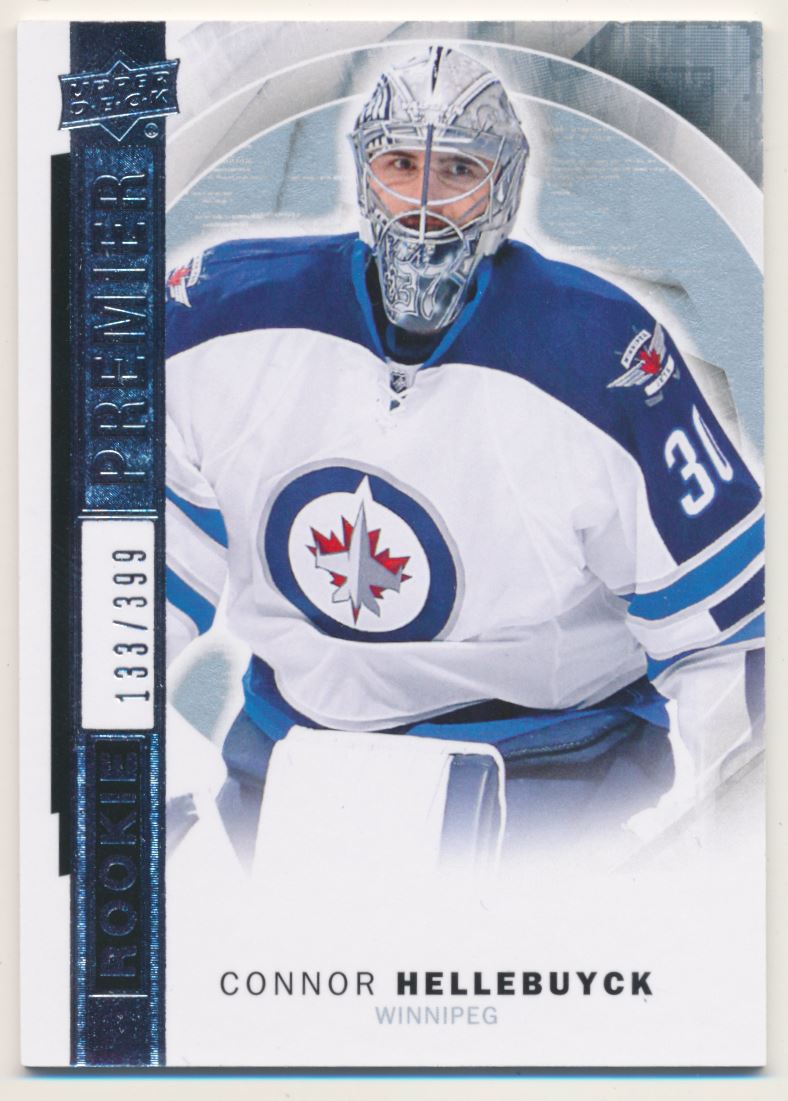 2015-16 Upper Deck Premier Rookies #R14 Connor Hellebuyck