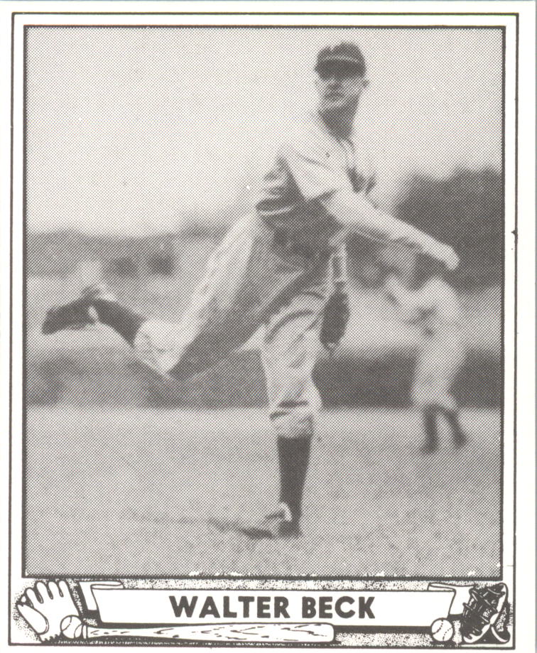 1940 Play Ball Reprints #217 Walter Beck
