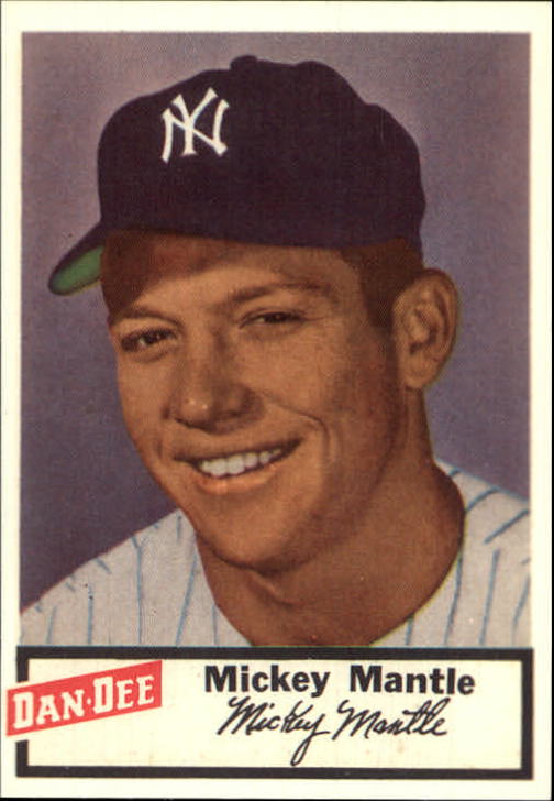 1954 Dan-Dee Reprints #17 Mickey Mantle - NM-MT