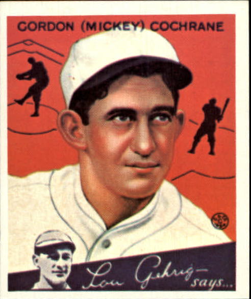 1934 Goudey '85 Reprints #2 Mickey Cochrane
