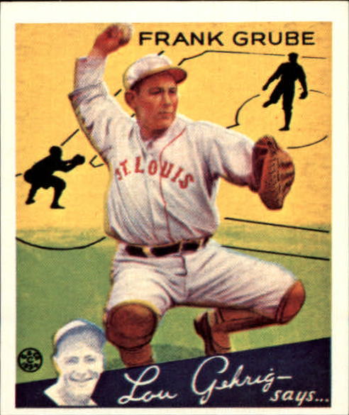 1934 Goudey '85 Reprints #64 Frank Grube