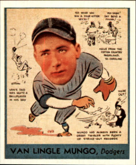 1938 Goudey Heads-Up '85 Reprints #278 Van Lingle Mungo