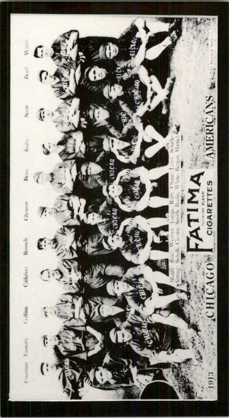 1913 Fatima Teams T200 '88 Reprints #2 Chicago Americans